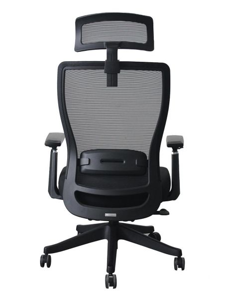 КРІСЛО ОФІСНЕ KRESLALUX OPTI-ON BLACK, для оператора