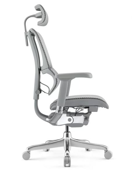 Крісло ергономічне MIRUS-IOO 2 (IOOE2-AG-HAM-5D-L, СІТКА Т-168-B2 NATURAL)