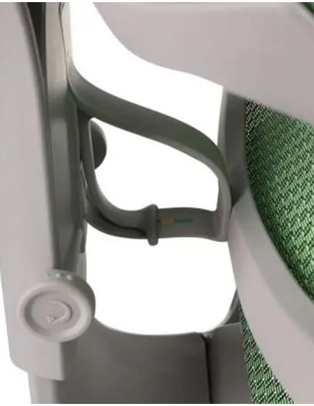 Крісло ергономічне MIRUS-IOO 2 (IOOE2-AG-HAM-5D-L, СІТКА Т-168-B6 GREEN)