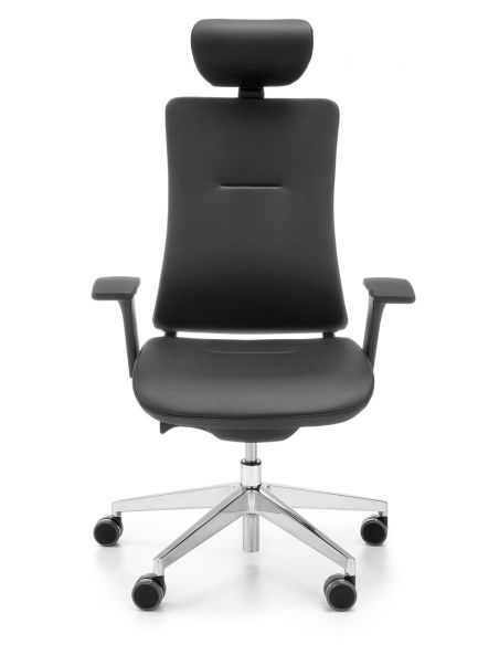 Крісло PROFIM VIOLLE (131 SFL) ДЛЯ КЕРІВНИКА, шкіряне, чорний колір