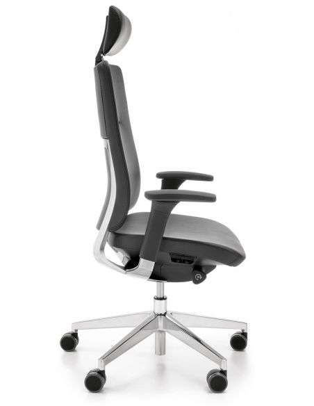 Крісло PROFIM VIOLLE (131 SFL) ДЛЯ КЕРІВНИКА, шкіряне, чорний колір