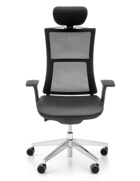 Крісло PROFIM VIOLLE (151 SFL), ДЛЯ КЕРІВНИКА шкіряне із сітчастою спинкою