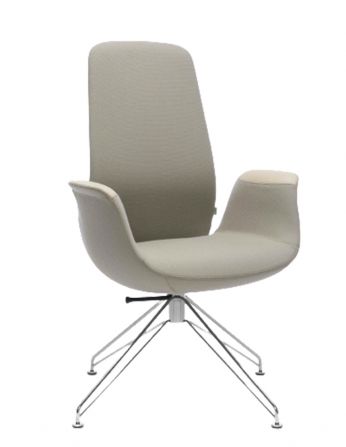 КРІСЛО PROFIM ELLIE PRO 10V3 CHROME для відвідувача,...