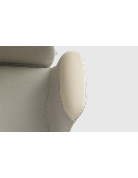 КРІСЛО PROFIM ELLIE PRO 10V3 CHROME для відвідувача, тканинне з високою спинкою