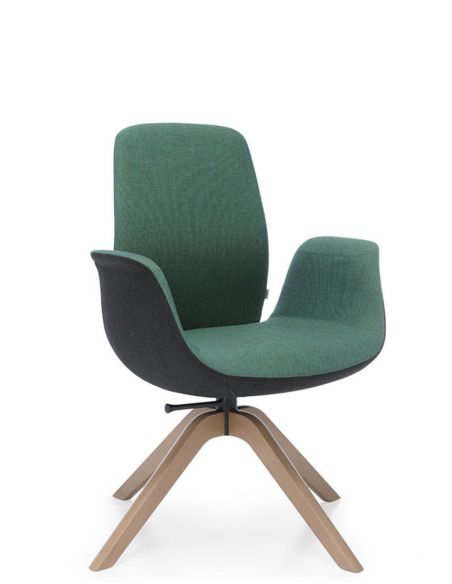 КРІСЛО PROFIM ELLIE PRO 20HW для відвідувача, тканинне з низькою спинкою