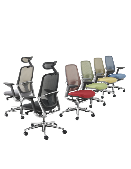 Крісло KRESLALUX SAGESSE BLACK ергономічне