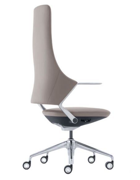 Крісло керівника BALLET FK011 шкіряне, бежевий колір