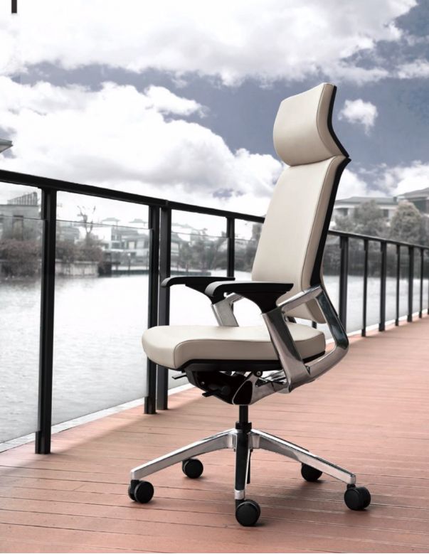 Крісло керівника KA-01L шкіряне,...