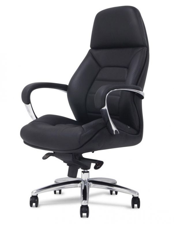 Крісло керівника F181 BL шкіряне,...