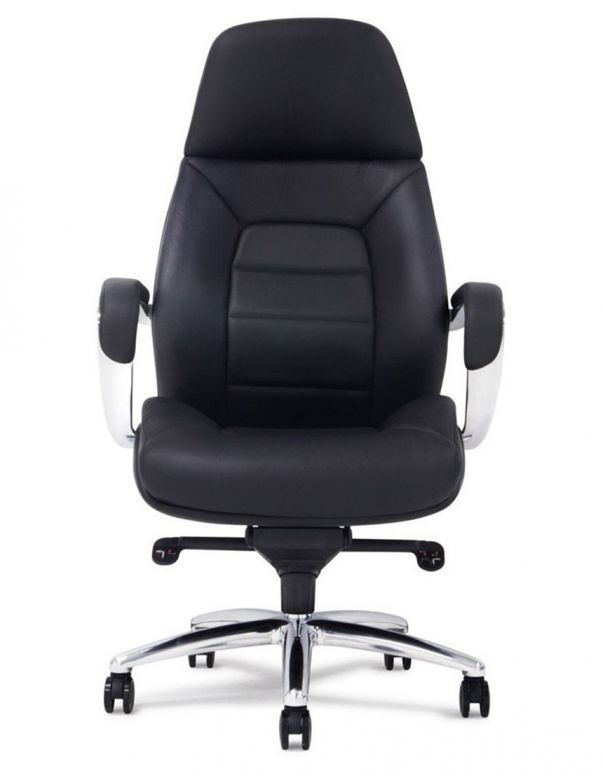 Крісло керівника F181 BL шкіряне,...