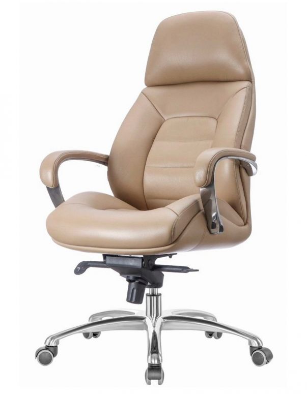 Крісло керівника F181 BIEL шкіряне,...
