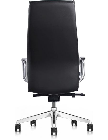 Крісло керівника A2116 шкіряне, чорний колір
