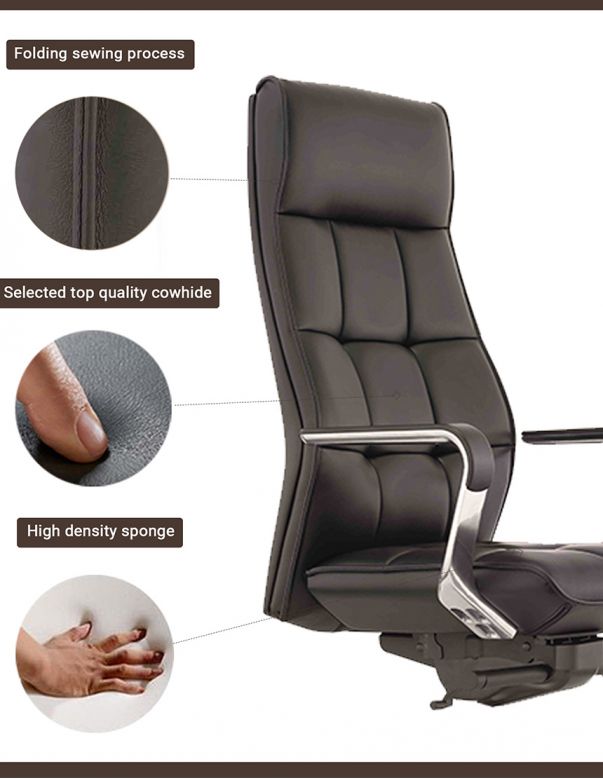 Крісло керівника A2116 шкіряне,...