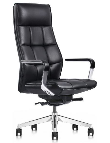 Крісло керівника A2116 шкіряне, коричневий колір