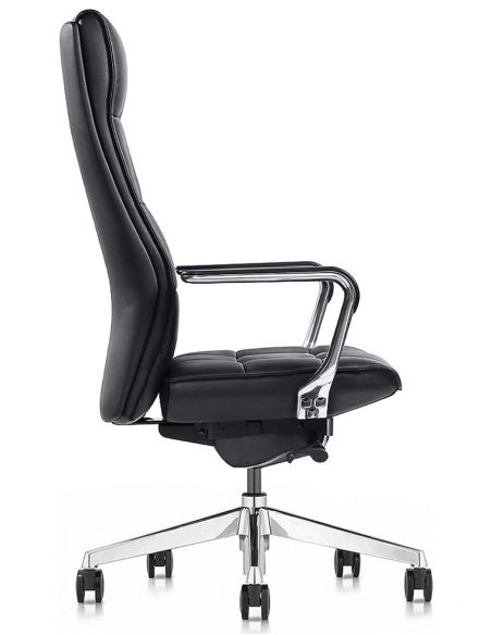 Крісло керівника A2116 шкіряне, коричневий колір