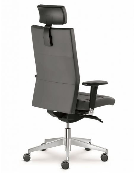 Крісло LD SEATING LASER 695 SYS, для керівника, шкіряне