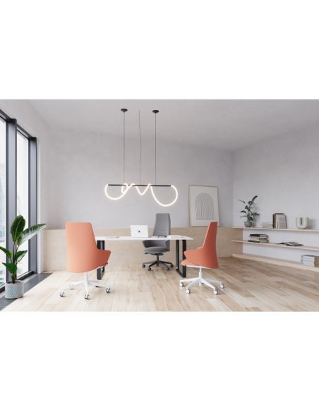 Крісло LD SEATING MELODY DESIGN 796-FR, F40-N6, для керівника, ергономічне