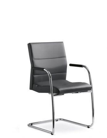 Крісло LD SEATING LASER 682-Z, шкіряне, для відвідувачів