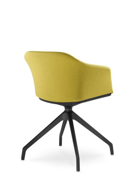 Крісло LD SEATING WAVE 033-F90 BL, для відвідувачів