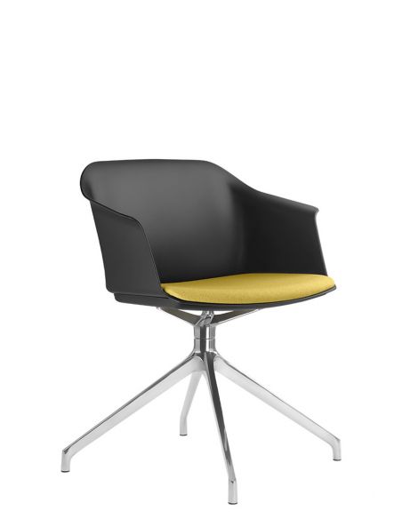 Крісло LD SEATING WAVE 033-F90 BL, для відвідувачів