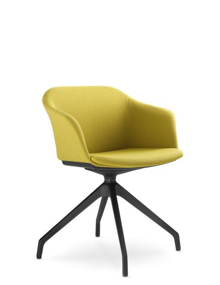 Крісло LD SEATING WAVE 033-F90 BL, для відвідувачів