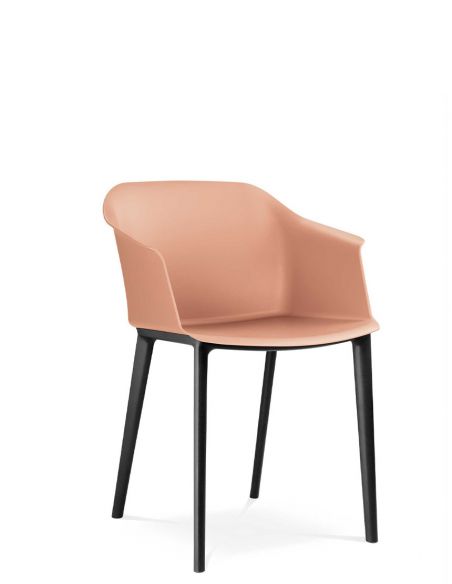 Крісло LD SEATING WAVE 033-WP, для відвідувачів, на ніжках