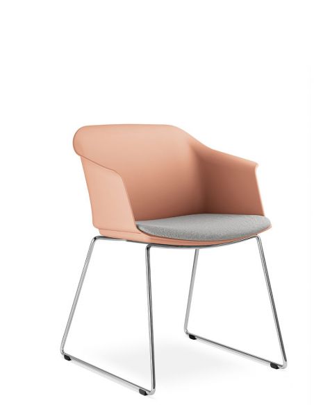 Крісло LD SEATING WAVE 030-Q-N4, для відвідувачів