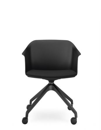 Крісло LD SEATING WAVE 030-F95 BL, для відвідувачів, на... 2
