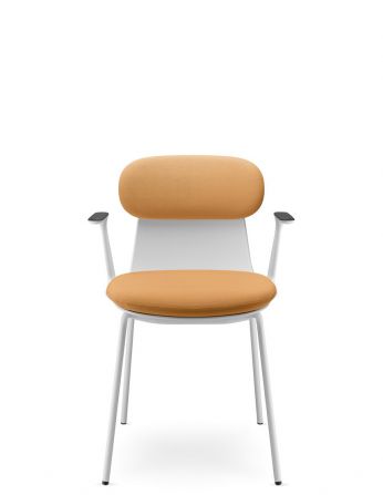 Крісло LD SEATING ZOE 221-WH-N0, BR, для відвідувачів 2