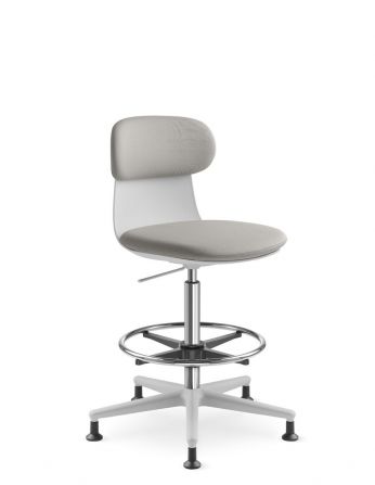 Крісло LD SEATING ZOE 223-GR, з високим газліфтом