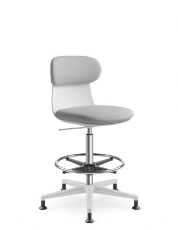 Крісло LD SEATING ZOE 223-WH, з високим газліфтом