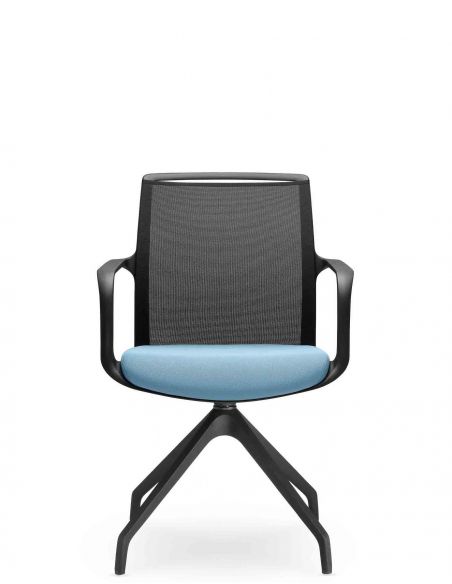 Крісло LD SEATING LEAF 505 F90-BL, для відвідувачів