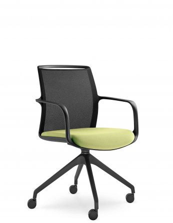 Крісло LD SEATING LEAF 505 F95-BL, для відвідувачів