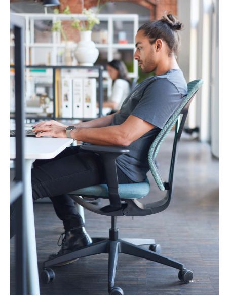 Крісло ергономічне SEDUS SE:KIT SN-123 BL, для високих людей