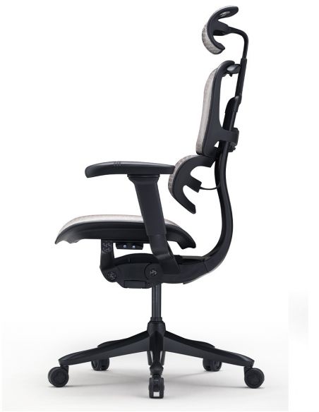 Крісло ERGOHUMAN SE (EHSE-AB-HAM-5D-E-D+LM-CH) ергономічне, чорне