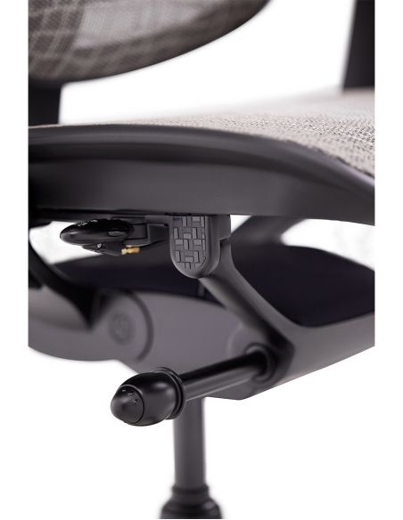 Крісло ERGOHUMAN SE (EHSE-AB-HAM-5D-E-D+LM-CH) ергономічне, чорне