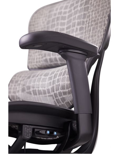 Крісло ERGOHUMAN SE (EHSE-AB-HAM-5D-E-D+LM-CH) ергономічне, чорне