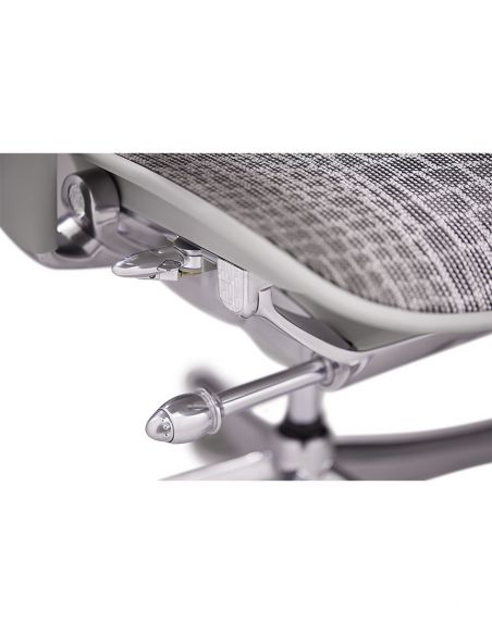 Крісло ERGOHUMAN SE (EHSE-AG-HAM-5D-E-D+LM-CH) ергономічне, сіре