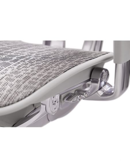 Крісло ERGOHUMAN SE (EHSE-AG-HAM-5D-E-D+LM-CH) ергономічне, сіре