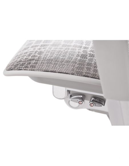 Крісло ERGOHUMAN SE (EHSE-AG-HAM-5D-E-D+LM-CH) ергономічне, сіре