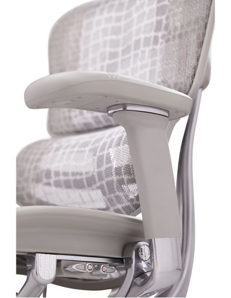 Крісло ERGOHUMAN SE (EHSE-AG-HAM-5D-E-D+LM-CH) ергономічне, сіре