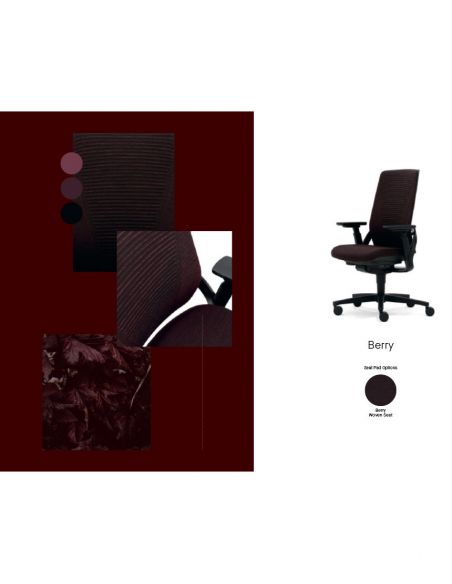 Крісло SENATOR I-WORKCHAIR 2.0 BERRY, ергономічне