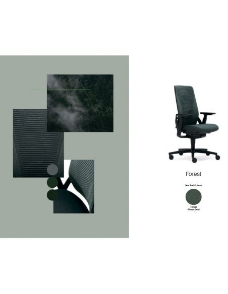 Крісло  SENATOR I-WORKCHAIR 2.0 FOREST, ергономічне