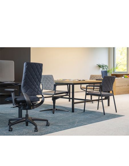 Крісло KLOBER MERA MER70, для відвідувачів, поворотне