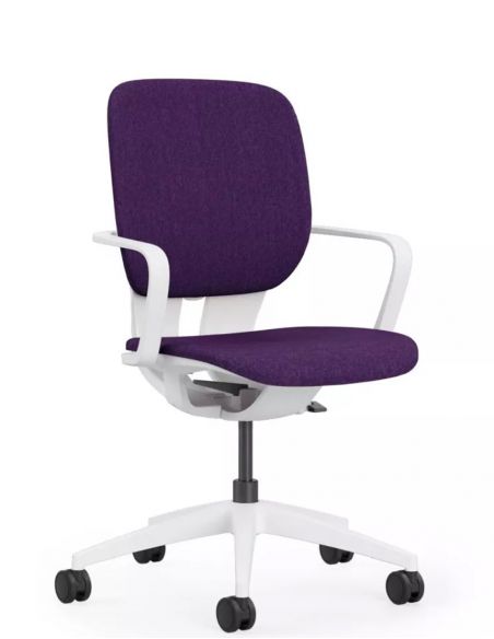 Крісло KLOBER LIM PADDED, P990, світло-сірий пластик