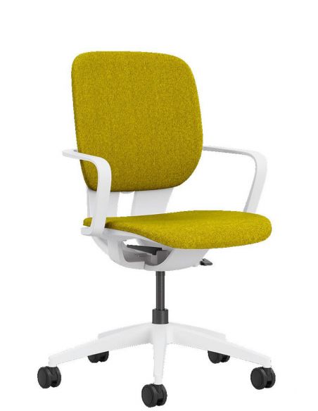 Крісло KLOBER LIM PADDED, P990, світло-сірий пластик