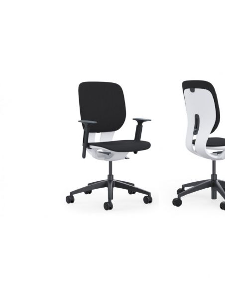 Крісло KLOBER LIM PADDED, P990, світло-сірий пластик