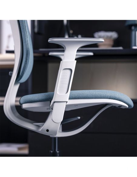 Крісло KLOBER LIM PADDED, P990, світло-сірий пластик