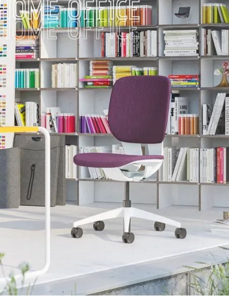 Крісло KLOBER LIM PADDED, P990, світло-сірий пластик