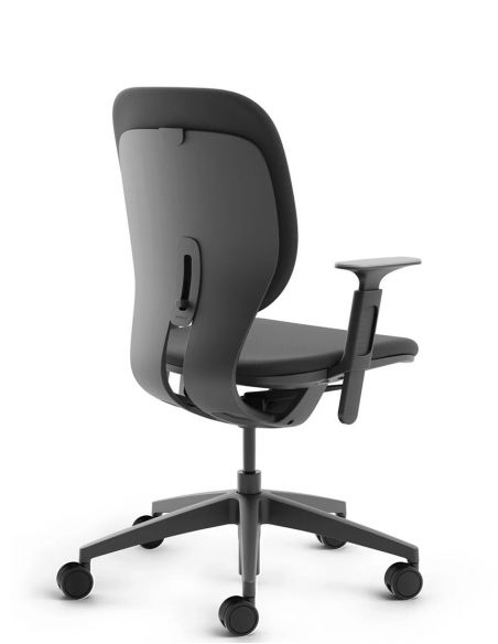 Крісло KLOBER LIM PADDED, P990, чорний пластик